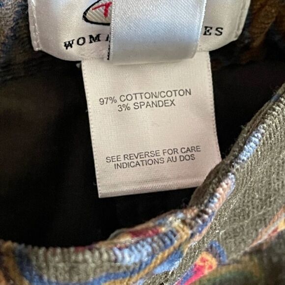 VTG Talbots Velour Piasley High Waist Pants - Picture 4 of 5